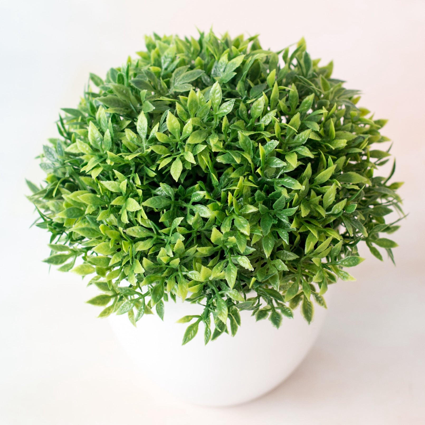 Artificial Flower Pot with Miniature Plant Decor