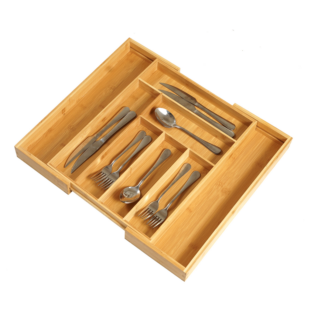 Bamboo Utensil Organizer