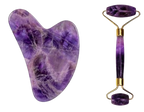 Amethyst Roller & Gua Sha Set