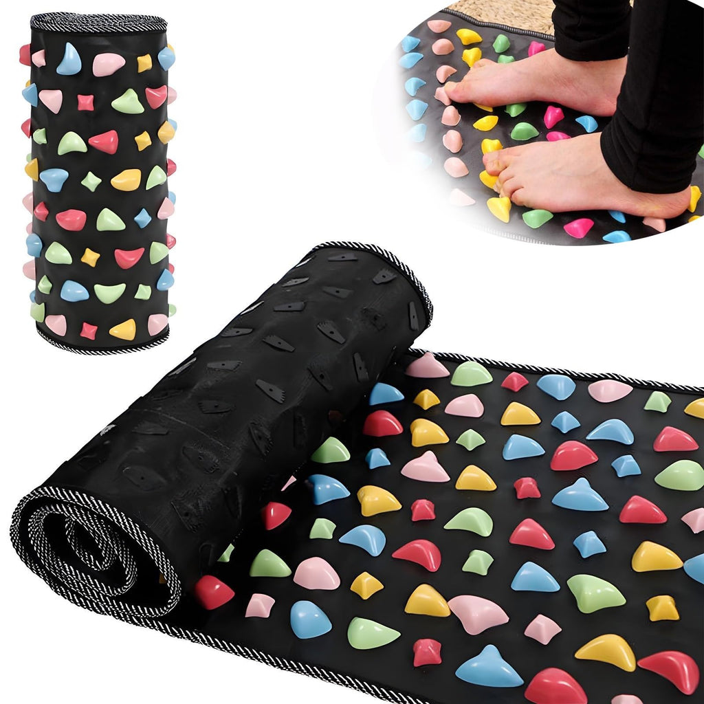 Reflexrelief Mat Foot Massage Mat Acupressure Acupoint Mat Ease Tiredness of The Muscle Foot Acupressure Mat Feet Massage Pad Reflexology Acupressure Massager Mat(70 * 35cm)