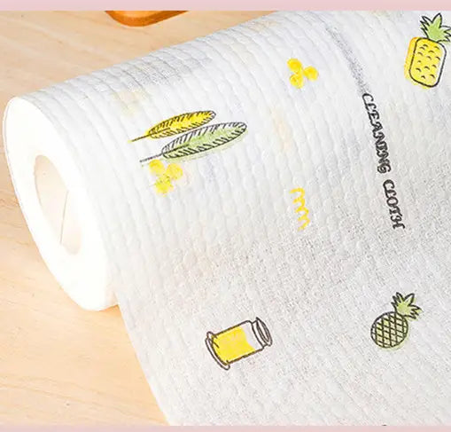 Reusable Bamboo Kitchen Towels Roll - 40 Sheets