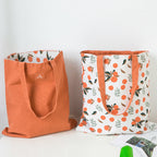 Cotton Linen Reusable Large Capacity Tote Handbag