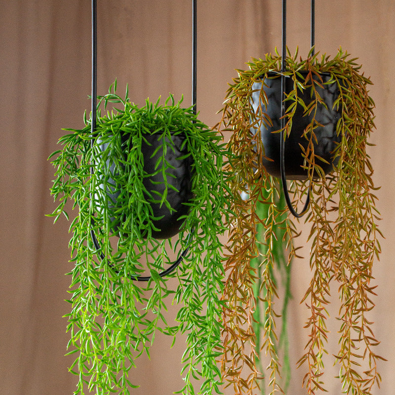 Creative Hanging Iron Flower Pot for Indoor Plants