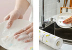 Reusable Bamboo Kitchen Towels Roll - 40 Sheets