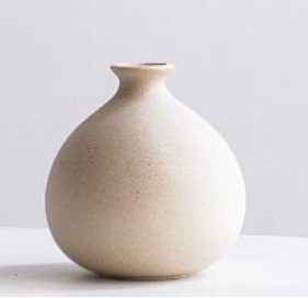 Bari Vase - Nordic Minimalist Ceramic Flower Pot (Single)
