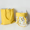 Cotton Linen Reusable Large Capacity Tote Handbag