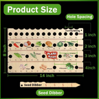 Wooden Seedling Planting Ruler