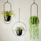 Creative Hanging Iron Flower Pot for Indoor Plants