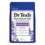 Dr Teals Epsom Magnesium Salt Soak Soothe & Sleep with Lavender 3 lbs